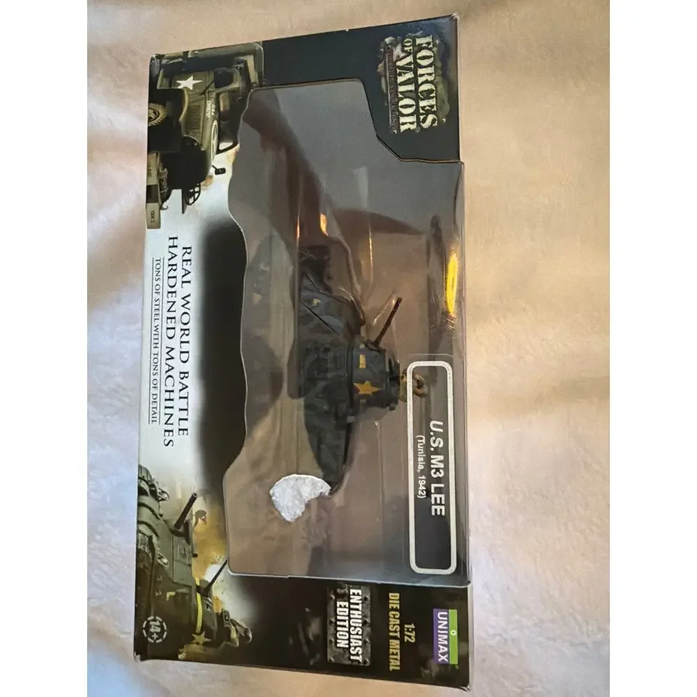Forces of Valor U.S. M3 Lee Tunisia 1942 1:72 Diecast Tank Unimax Factory Sealed